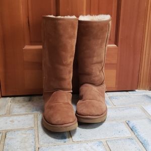 UGG tall tan boots size 10